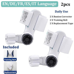 Adjustable Toe Bunion Corrector Orthopedic Splint for Alignment & Pain Relief