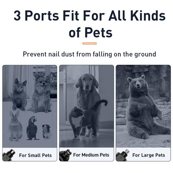 Electric Nail Clipper with Light – Dogs & Cats