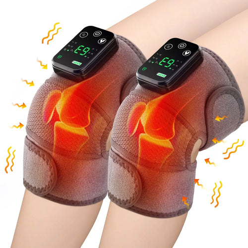 Electric 3-in-1 Heating Vibration Brace for Knee & Shoulder Therapy