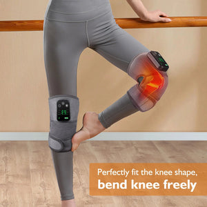 Electric 3-in-1 Heating Vibration Brace for Knee & Shoulder Therapy