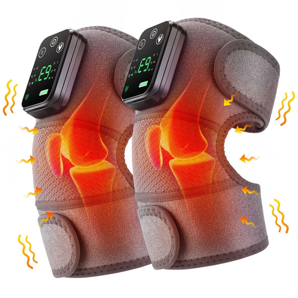 Electric 3-in-1 Heating Vibration Brace for Knee & Shoulder Therapy
