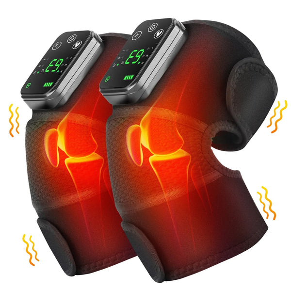 Electric 3-in-1 Heating Vibration Brace for Knee & Shoulder Therapy