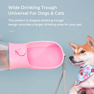 3 in 1 Portable Dog Walking Water Bottle