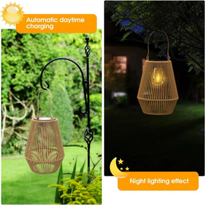 Bamboo Solar Pendant for Garden