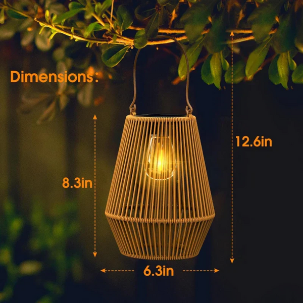 Bamboo Solar Pendant for Garden