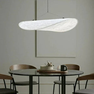 Japanese Silk Pendant Light – Handcrafted