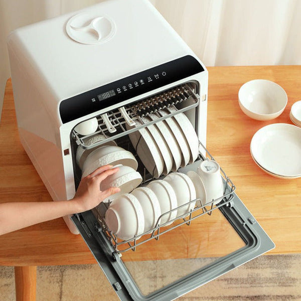 Compact Countertop Dishwasher – 6 Programs, 5L Tank