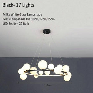 Modern Glass Globe Pendant Lamp