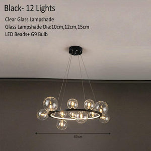 Modern Glass Globe Pendant Lamp