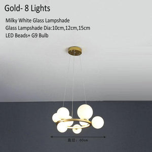 Modern Glass Globe Pendant Lamp