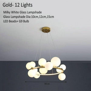Modern Glass Globe Pendant Lamp