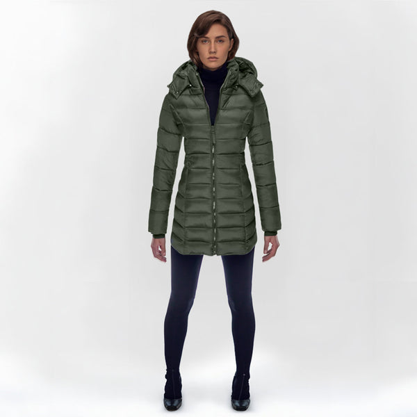 Stylish Lightweight Long Down Puffer Jacket