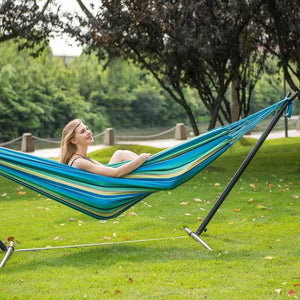 Premium Double Hammock with Stand