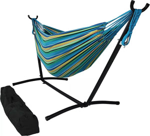 Premium Double Hammock with Stand