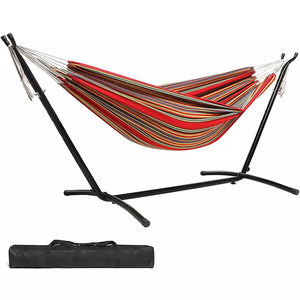 Premium Double Hammock with Stand