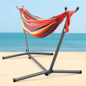 Premium Double Hammock with Stand