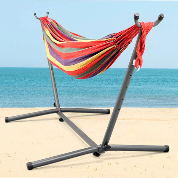 Premium Double Hammock with Stand