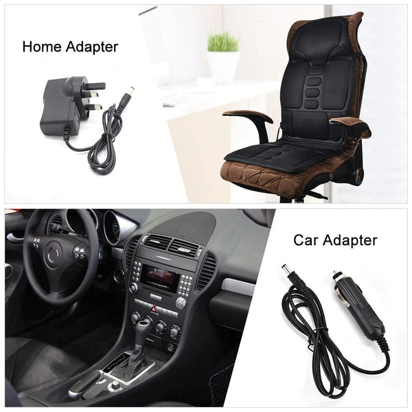 Neck & Back Massager Pad – Heated Vibration