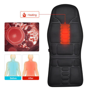 Neck & Back Massager Pad – Heated Vibration