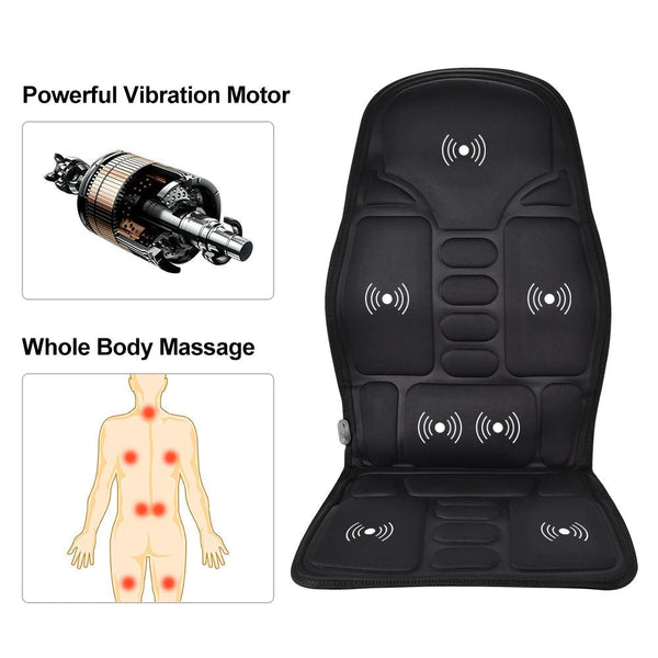 Neck & Back Massager Pad – Heated Vibration