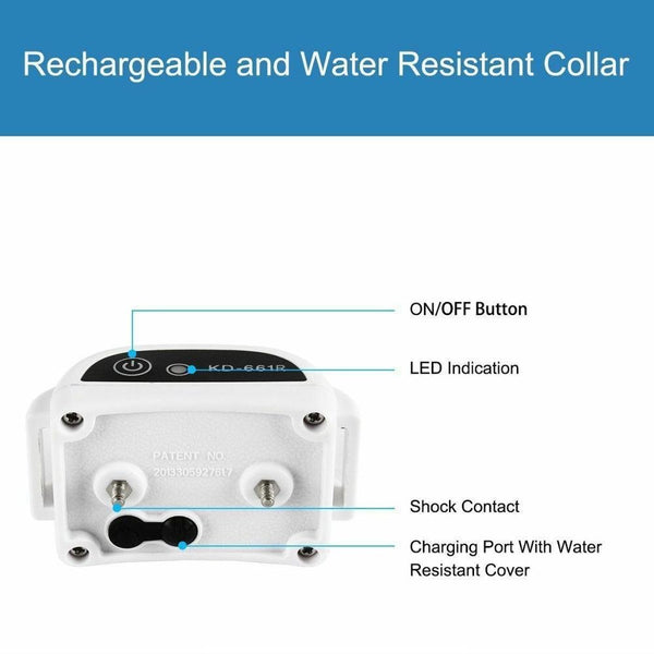 Invisible Wireless Dog Fence Collar – Waterproof