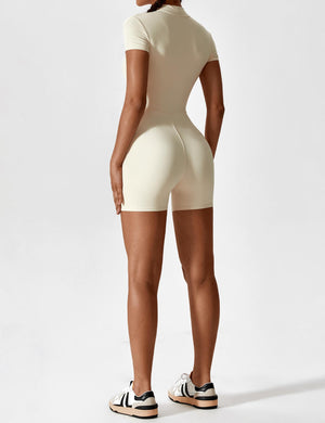 Elegant Women’s Seamless Zip Jumpsuit